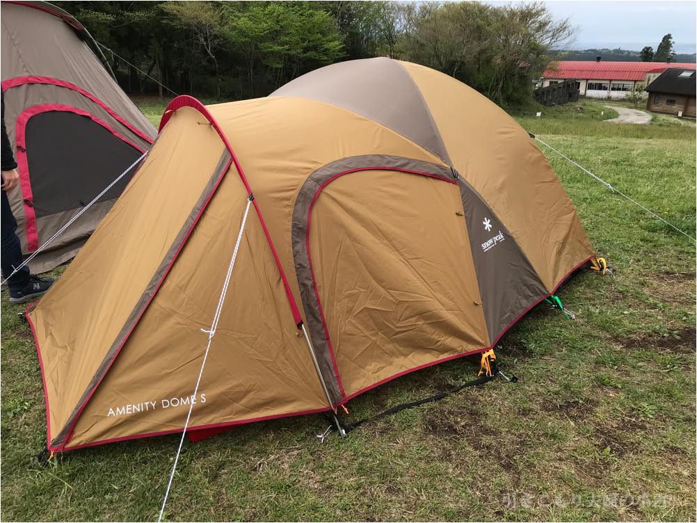 初めてのテントに悩んだら スノーピーク アメニティドーム がおすすめ ヒッキー夫婦のキャンプ日記